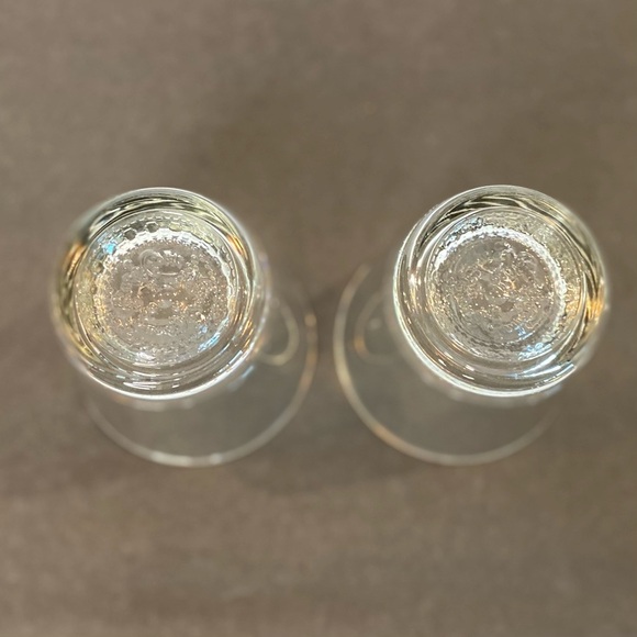 𝅺SET of 2 Crown Royal Whiskey Lowball Glass Tumblers Embossed - Picture 3 of 6